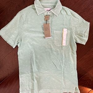 Small NWT green polo shirt